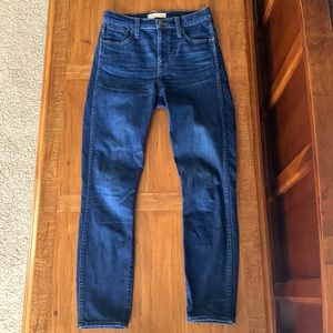 Madewell 10” High Rise Skinny Jeans - size 26